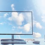 See-through computer screen to the sky